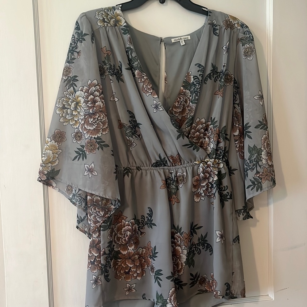 Charlotte Russe Floral Romper